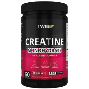 1WIN / Креатин моногидрат   Вкус Малина  60 порций, 400г