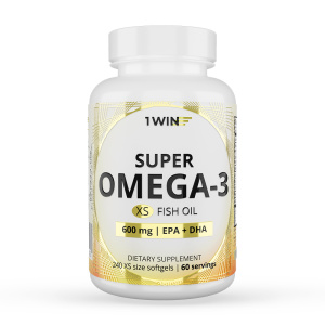 1WIN / Omega-3  30%, XS 600 мг , 240 капсул