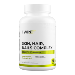 1WIN / Комплекс витаминов Кожа Волосы Ногти, 60 капсул