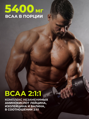 1WIN / BCAA 2:1:1. Вкус  Цитрусовый микс  540г, 90 порций