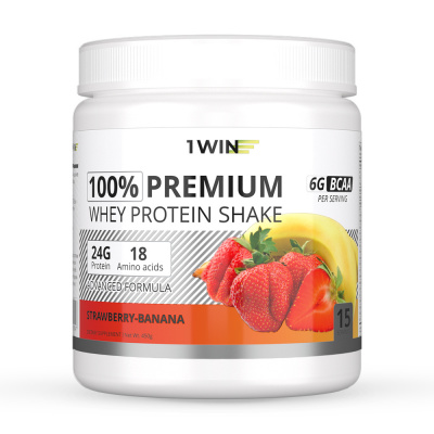 Премиум протеин / PREMIUM INSTANT WHEY / Белковый коктейль для похудения / Клубника - банан, 450г