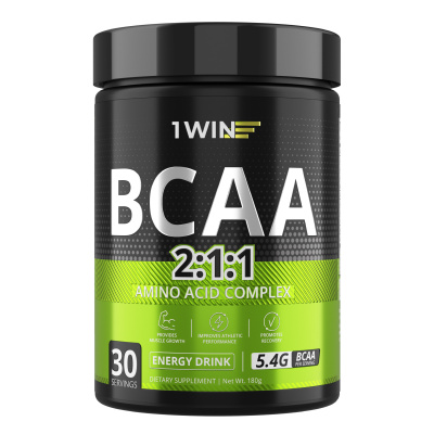 1WIN / BCAA 2:1:1 Вкус Энергетик, 180г.